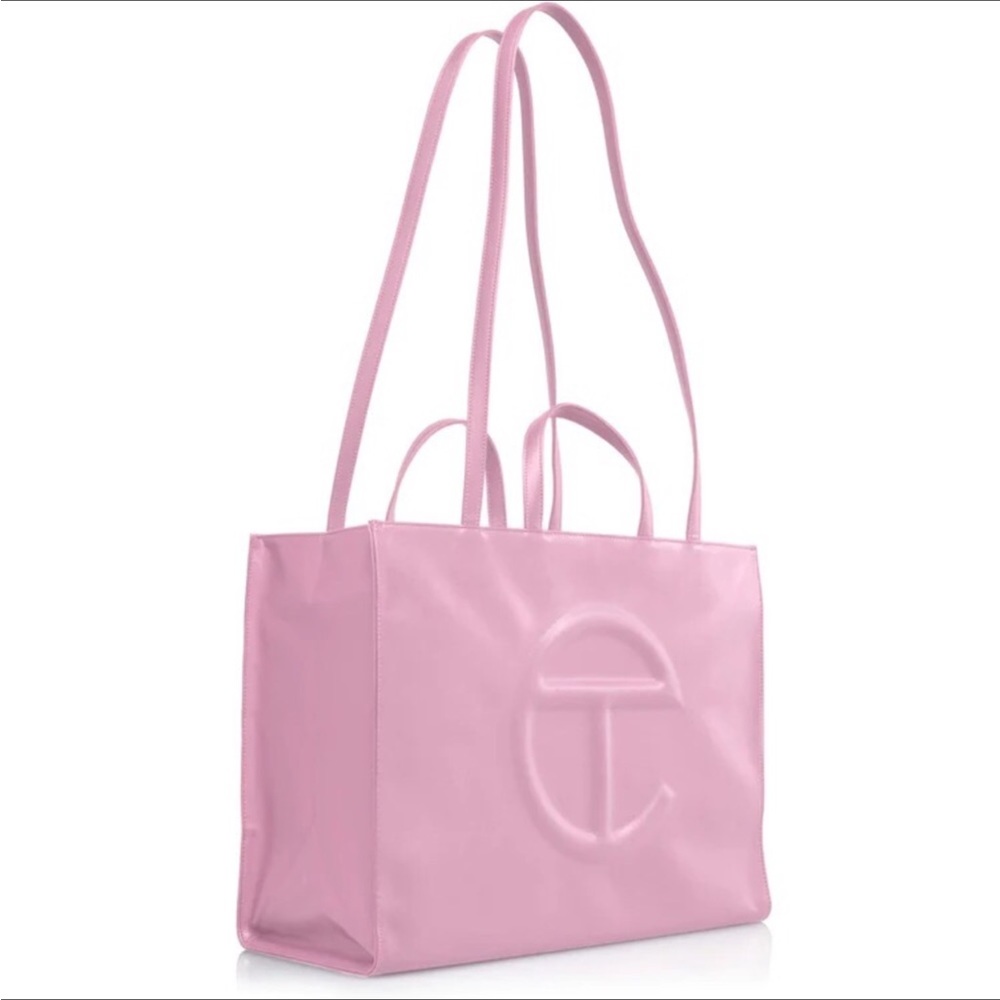 Large BubblegumPink Telfar Shopping Bag